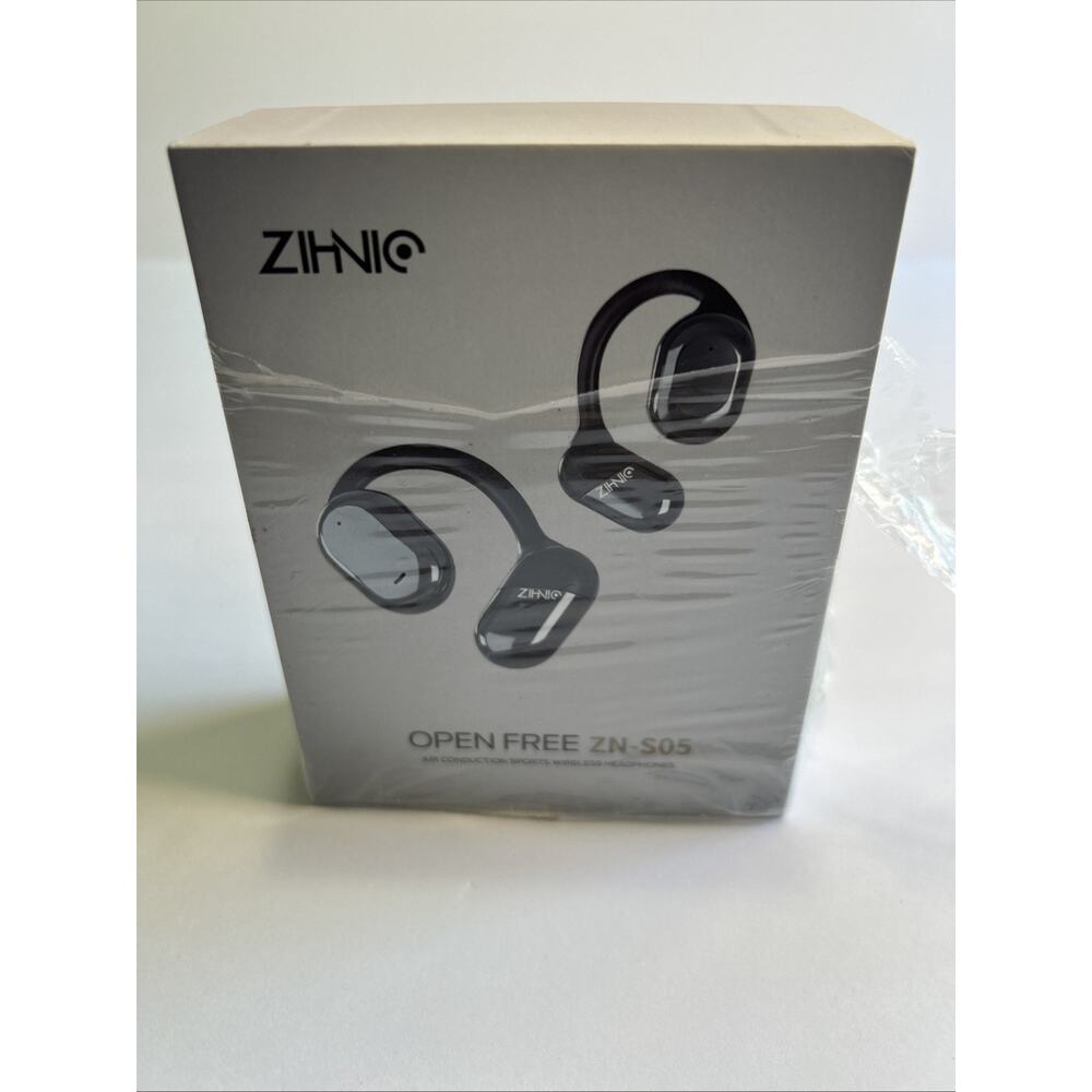 ZIHNIC Open Free Air Conduction Sports Wireless Headphones ZN-S05 Black